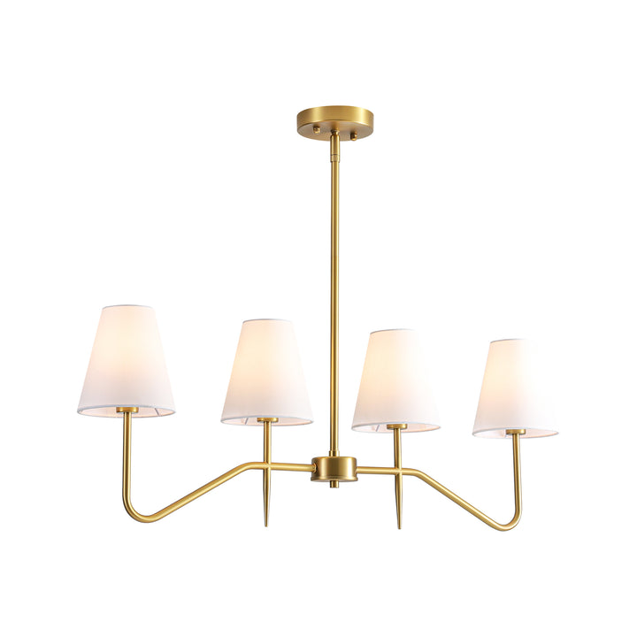 Dresqui 4-Light Dimmable Linear Island Chandelier (32") Brightelier