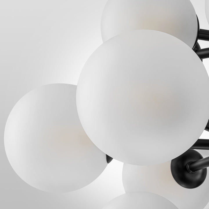 Lumiere 19-Light Dimmable Tiered Glass Bubble Modern Chandelier (21") My Store