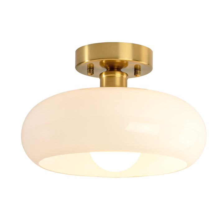 Hearthline 1-Light Dimmable Retro Bowl Shade Wall Sconce (10") Brightelier