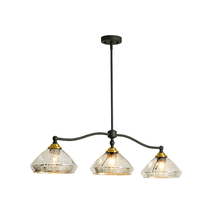 Zanthor 3-Light Dimmable Farmhouse Cone Chandelier (39") My Store