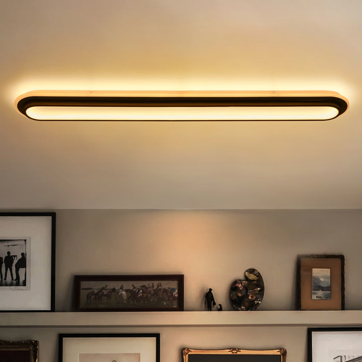 Lumisca Integrated  LED Wood Integrated Modern Flush Mount (39") My Store