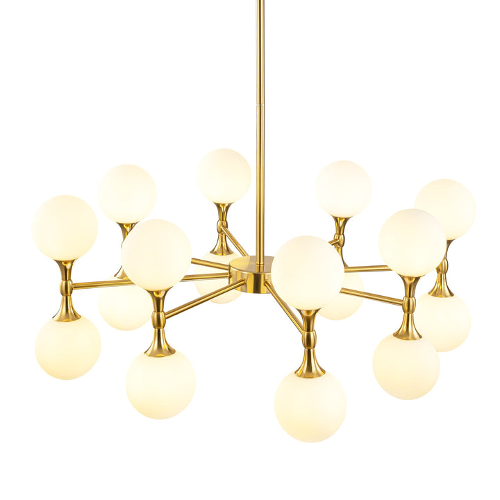 Dresqui 16-Light Dimmable Sputnik Linear Modern Chandelier (33") My Store