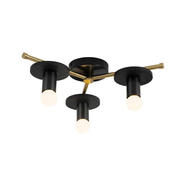 Arvola 3-Light Dimmable Wood Modern Farmhouse Flush Mount (17") My Store