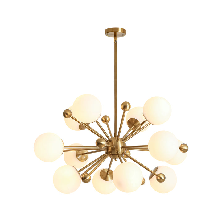 Roxley 12-Light Glass Bubble Sputnik Glam Chandelier (37") Brightelier