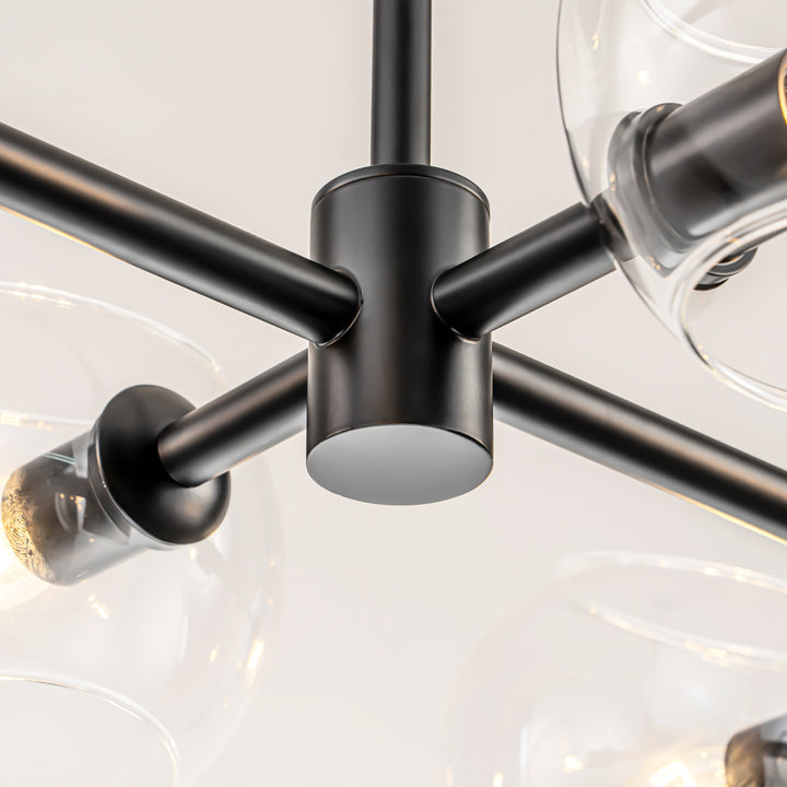 Zenvia 8-Light Linear Globe Bubble Kitchen Island Pendant (48") My Store