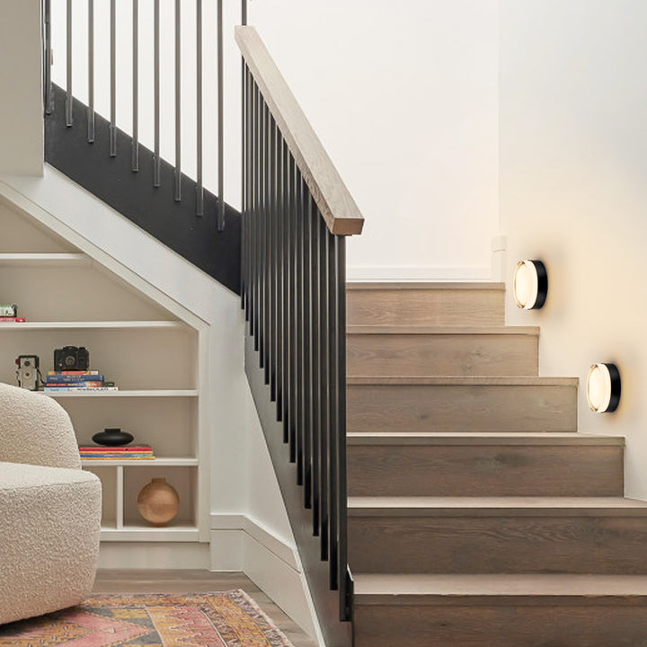 Lumisca LED Dimple Transitional Flush Mounted Sconce (6") Brightelier