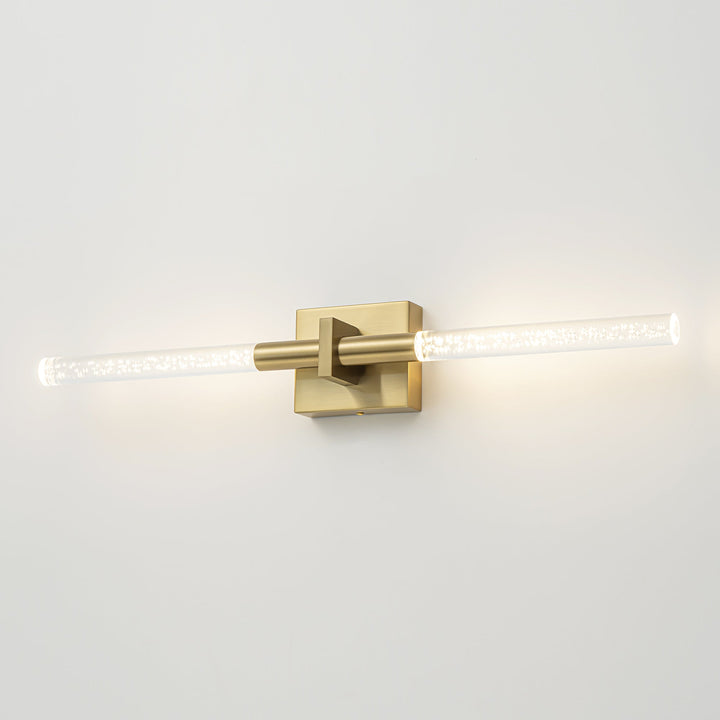 Tranquix 1-Light LED Linear Integrated Bar Bubble Accents Wall Sconce (28") My Store