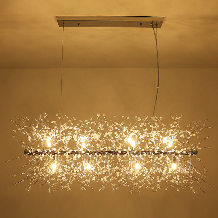 Solmere 12-Light Dimmable Contemporary Sputnik Chandelier (28") Brightelier