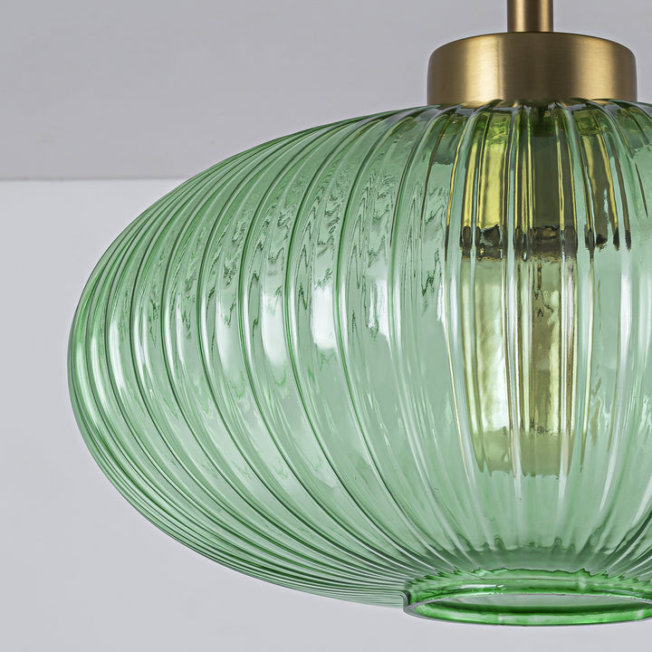 Brillara 1-Light Lantern Shape Semi-Flush Mount Light (12") Brightelier