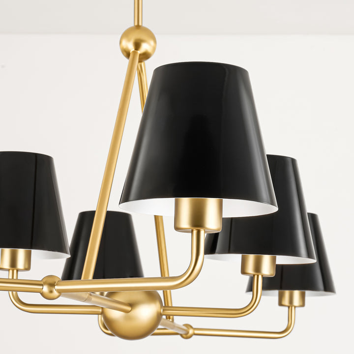 Zenvia 6-Light Linear Contemporary Kitchen Island Pendant (46") Brightelier