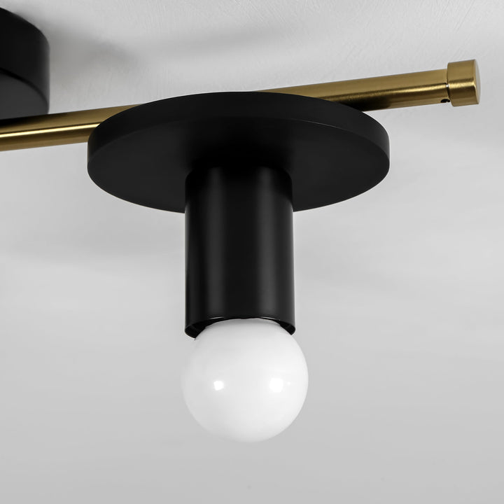 Arvola 3-Light Dimmable Wood Modern Farmhouse Flush Mount (17") My Store