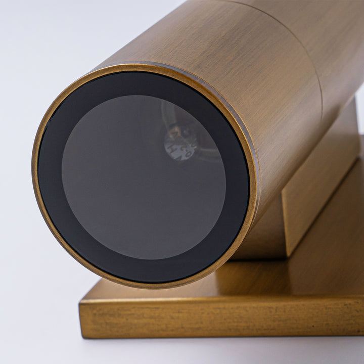 Tivora 1-Light Dimmable Aluminum LED Modern Cylindrical Outdoor Wall Sconce (15") Brightelier