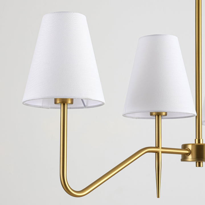 Dresqui 4-Light Dimmable Linear Island Chandelier (32") Brightelier