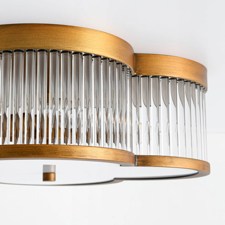 Arvola 4-Light Dimmable Transitional Unique Statement Flush Mount(15") My Store