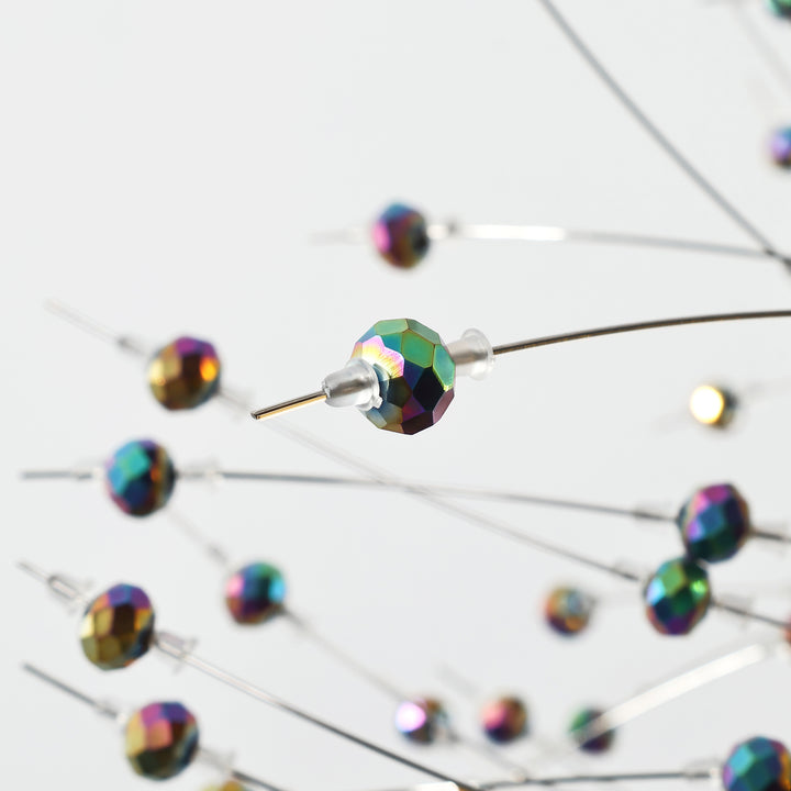 Solmere 9-Light Crystal Firework Contemporary Chandelier (20") Brightelier