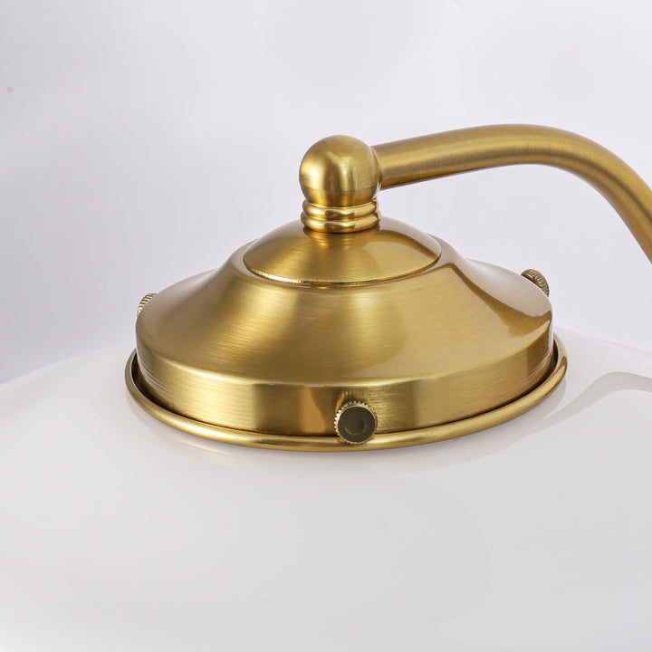 Tranquix 1-Light Outdoor Schoolhouse Glass Wall Sconces (10") Brightelier