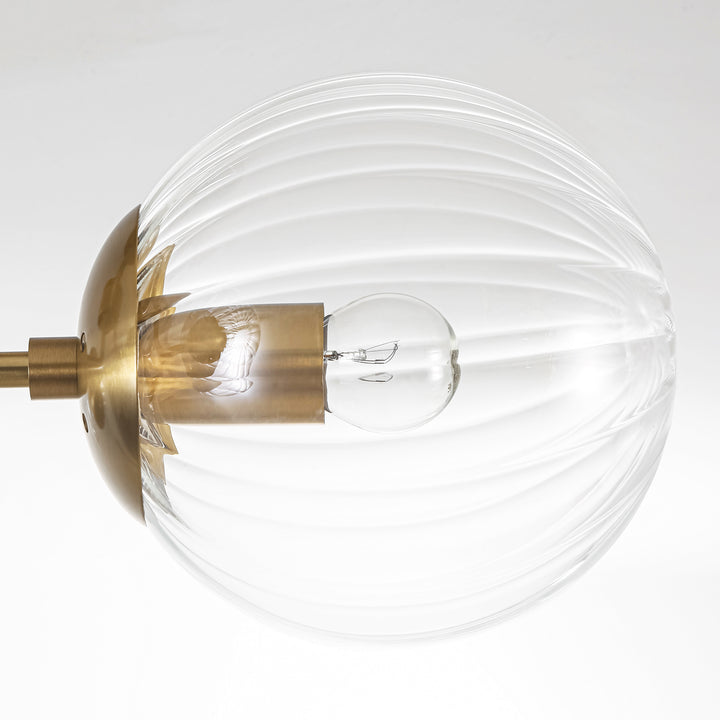 Soluma 3-Light Dimmable Glass Bubble Semi Flush Mount (23") My Store