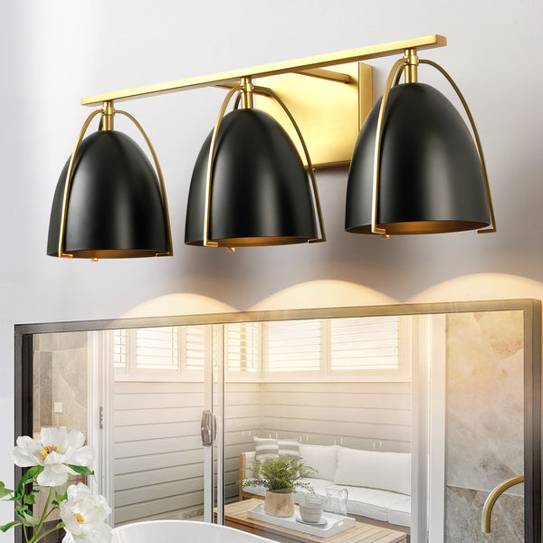 Lumava 3-Light Dimmable Industrial Vanity Light (24")