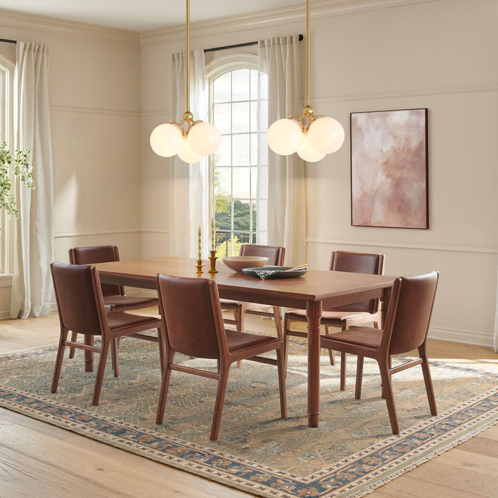 Soluma 3-Light Dimmable Opal Glass Bubble Modern  Chandelier (14") Brightelier