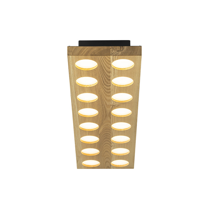 Lumisca Integrated LED Wood Rectangle Contemporary Flush Mount (31") Brightelier