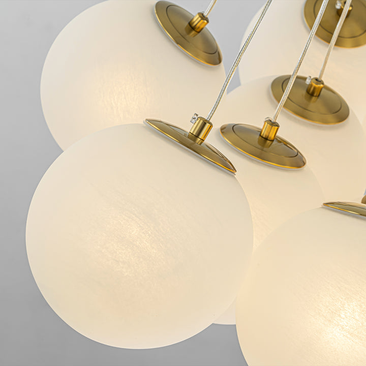 Orbina 13-Light Globe Bubble Traditional Chandelier (26") Brightelier