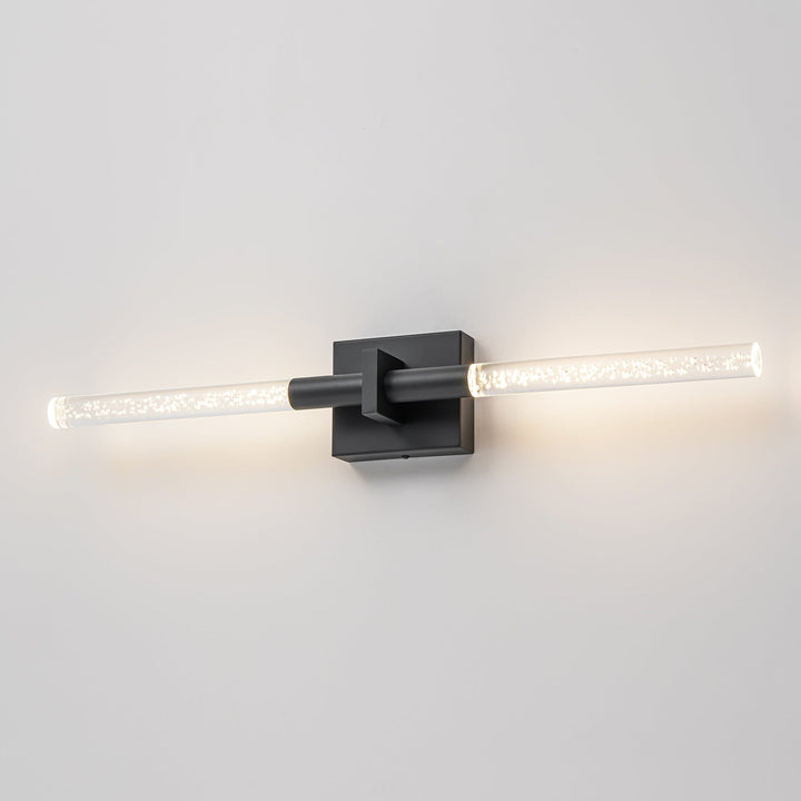 Tranquix 1-Light LED Linear Integrated Bar Bubble Accents Wall Sconce (28") My Store