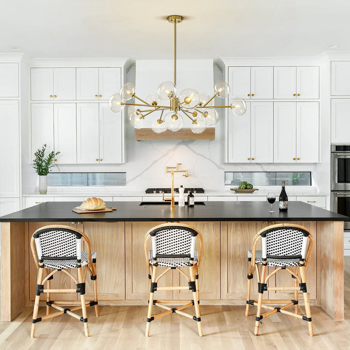 Dresqui 15-Light Dimmable Contemporary Glam Glass Bubble Chandelier (40") Brightelier