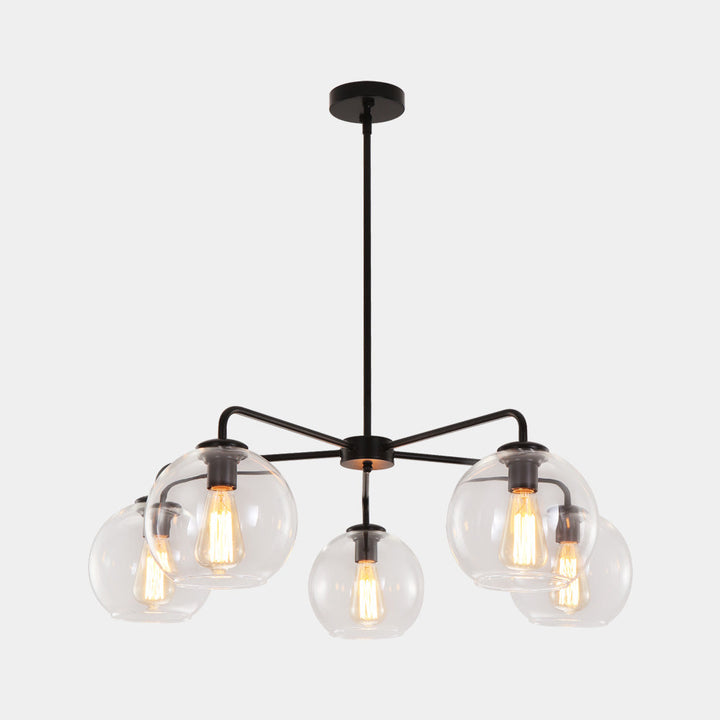 Whispora 5-Light Dimmable Sputnik Sphere Traditional Chandelier (35") My Store