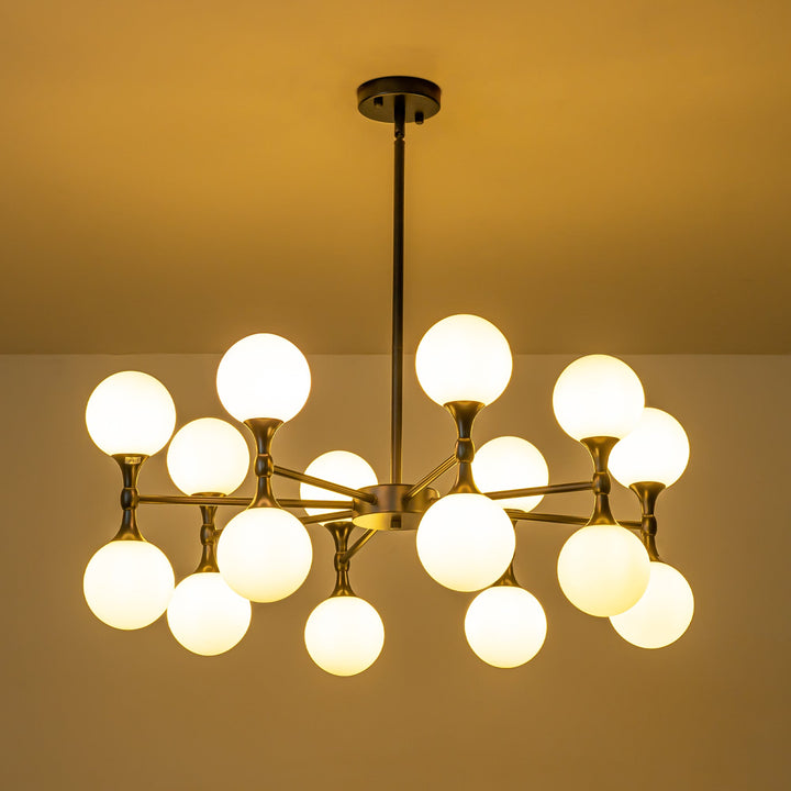 Dresqui 16-Light Dimmable Sputnik Linear Modern Chandelier (33") My Store
