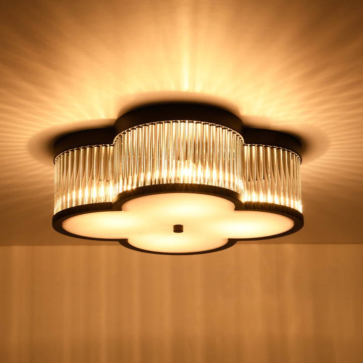 Arvola 4-Light Dimmable Transitional Unique Statement Flush Mount(15") My Store