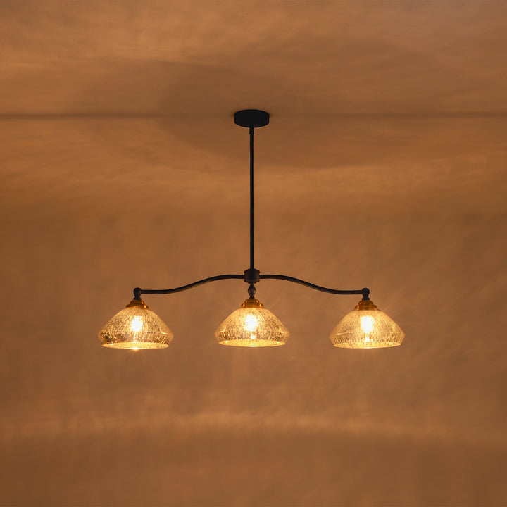 Zanthor 3-Light Dimmable Farmhouse Cone Chandelier (39") My Store