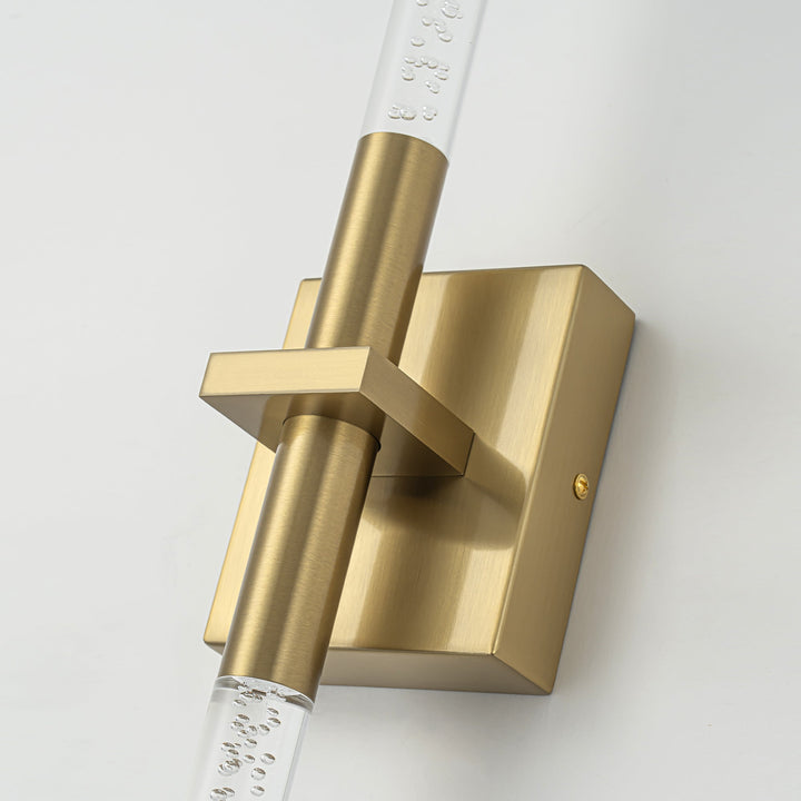 Tranquix 1-Light LED Linear Integrated Bar Bubble Accents Wall Sconce (28") My Store