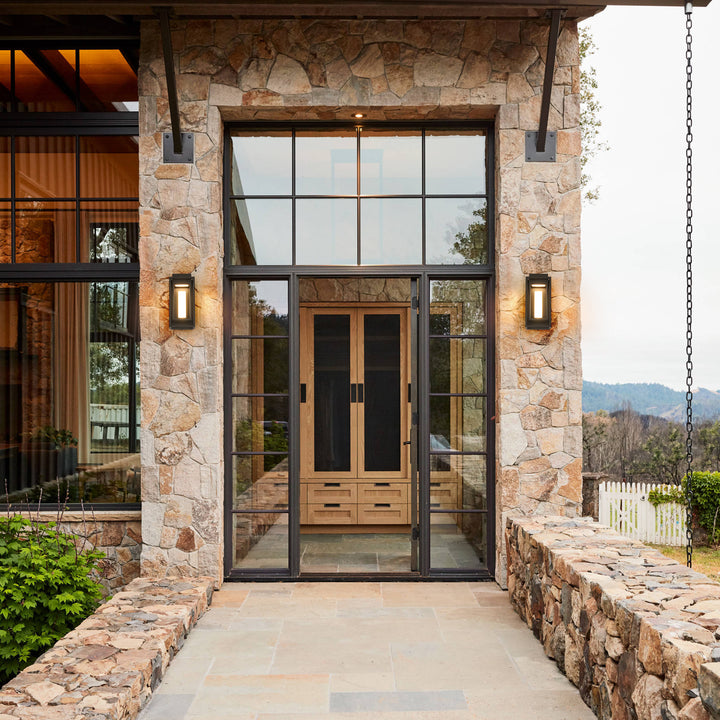 Castrelle 1-Light LED Contemporary Outdoor Wall Sconce (7") Brightelier