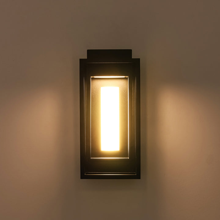 Castrelle 1-Light LED Contemporary Outdoor Wall Sconce (7") Brightelier