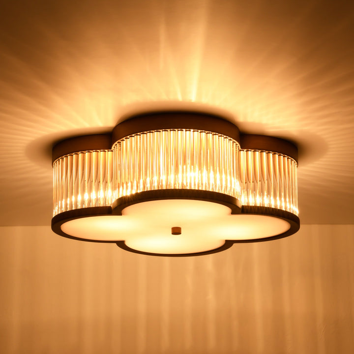 Arvola 4-Light Dimmable Transitional Unique Statement Flush Mount(15") My Store
