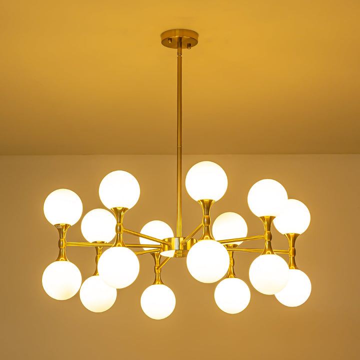 Dresqui 16-Light Dimmable Sputnik Linear Modern Chandelier (33") My Store