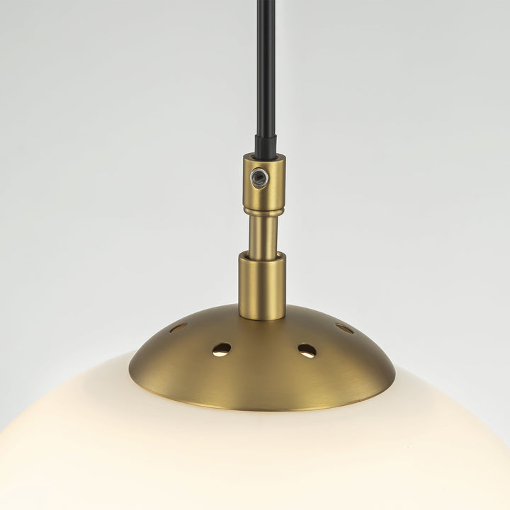 Lunara 1-Light Lunar Globe Geometric Contemporary Pendant (10") My Store