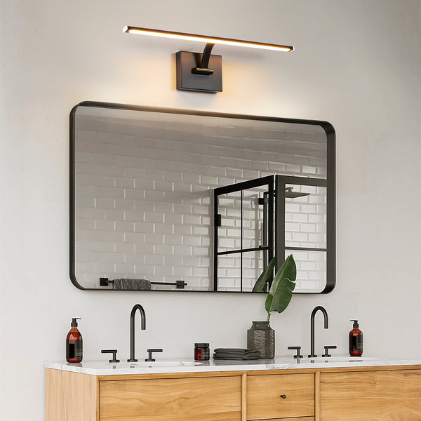 Brillio 1-Light Dimmable Aluminium LED Modern Linear Vanity Wall Light (23")