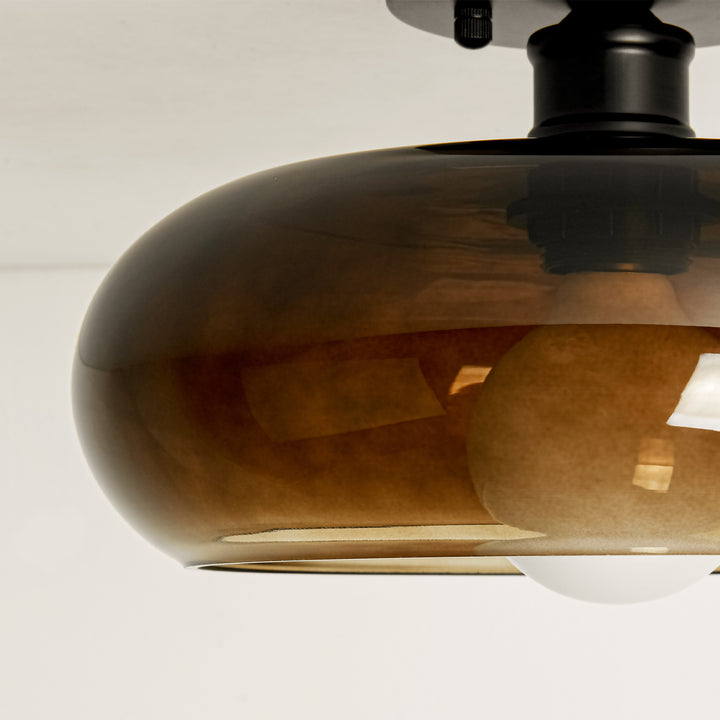 Hearthline 1-Light Dimmable Retro Bowl Shade Wall Sconce (10") Brightelier