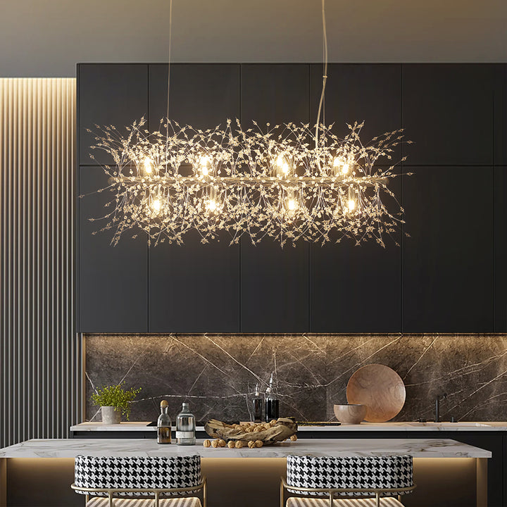 Solmere 12-Light Dimmable Contemporary Sputnik Chandelier (28") Brightelier