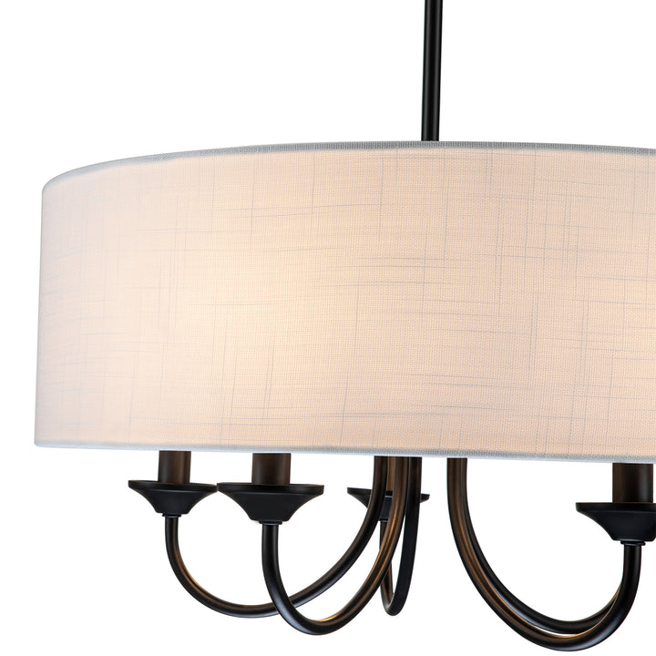 Brindlea 5-Light Dimmable Drum Traditional Chandelier (20") Brightelier