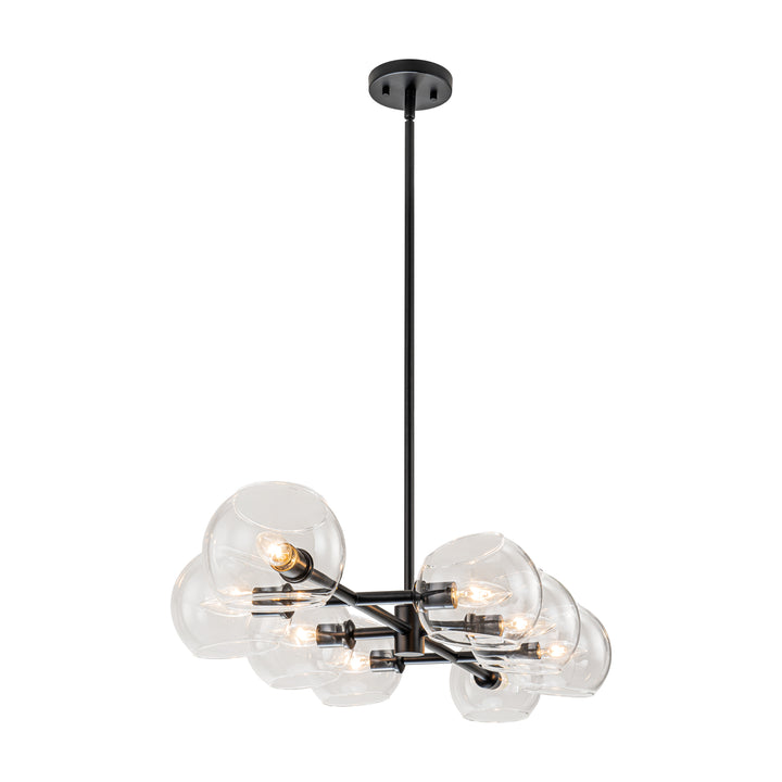 Zenvia 8-Light Linear Globe Bubble Kitchen Island Pendant (48") My Store