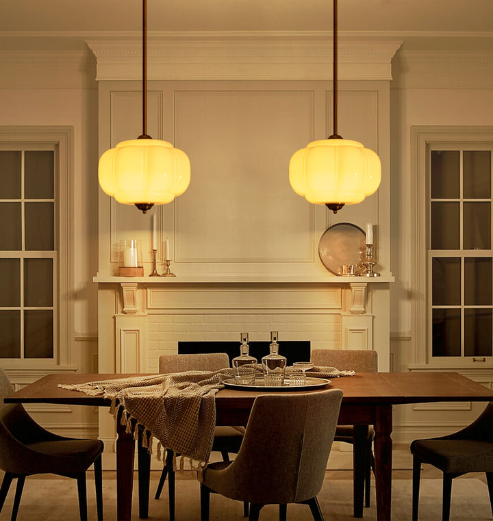 Terrana 1-Light lce-cream Ceramic Socket Ceiling Light (15") Brightelier