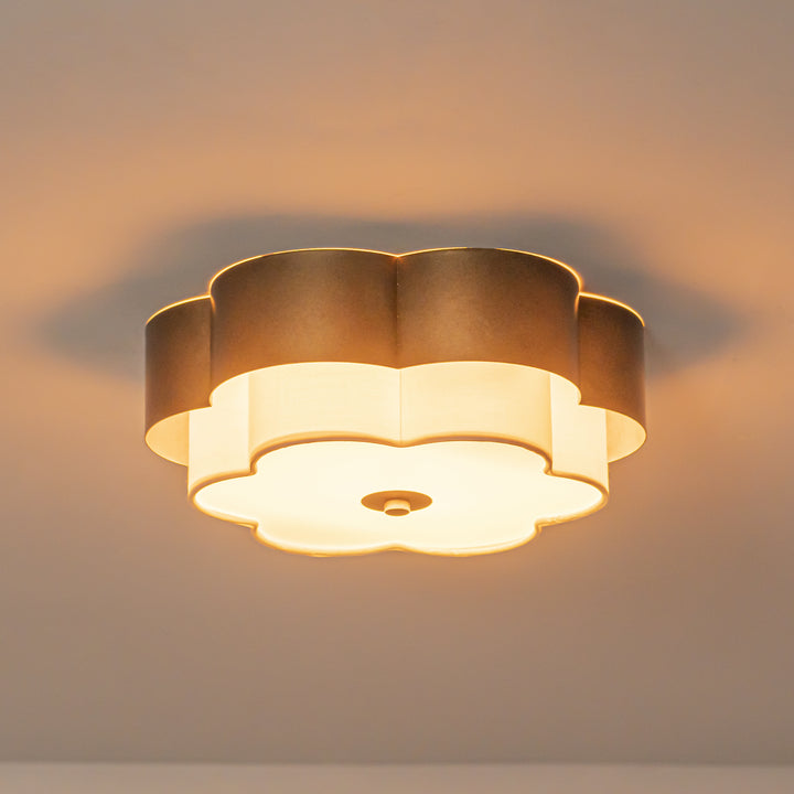 Apex 2-Light Dimmable Transitional Vintage Flush Mount (14") Brightelier