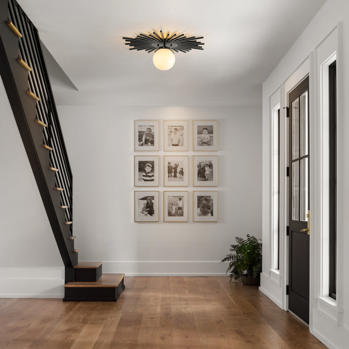 Avenlo 1-Light Dimmable Contemporary Unique Statement Flush Mount Ceiling Light (23") Brightelier