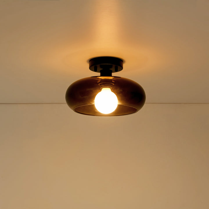 Hearthline 1-Light Dimmable Retro Bowl Shade Wall Sconce (10") Brightelier