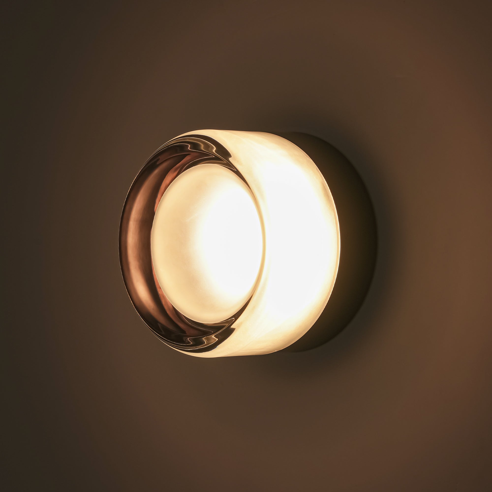Auralux 1-Light Led Dimple Industrial Flush Mounted Sconce (4") My Store