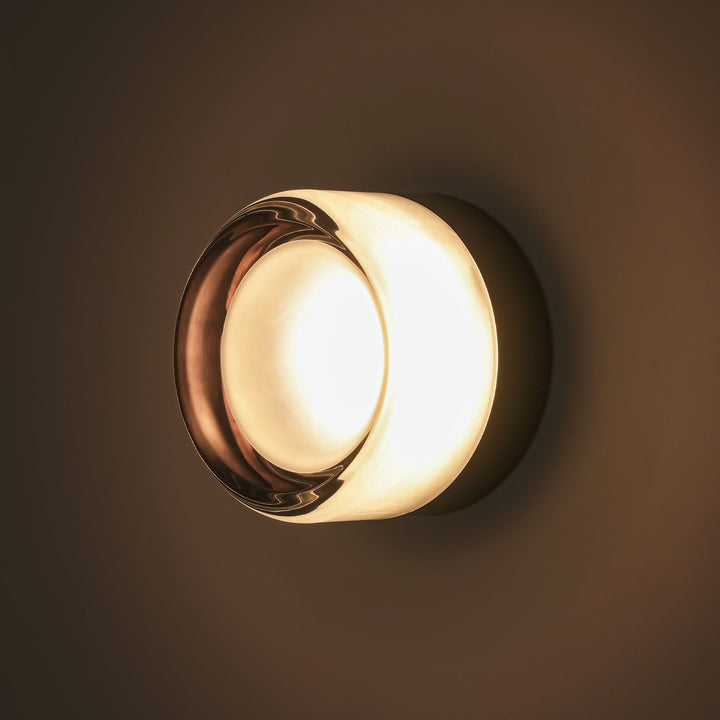 Auralux 1-Light Led Dimple Industrial Flush Mounted Sconce (4") My Store