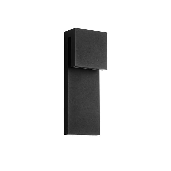 Velenta 2-Light Dimmable LED Modern Layered Block Outdoor Wall Sconce (14"） My Store