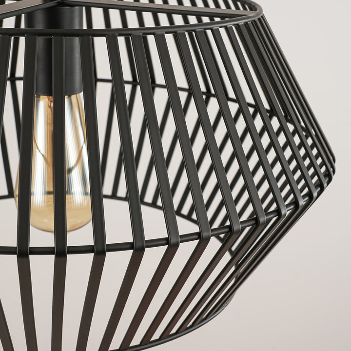 Arcluna 1-Light Dimmable Lantern Industrial Flush Mount (16") Brightelier